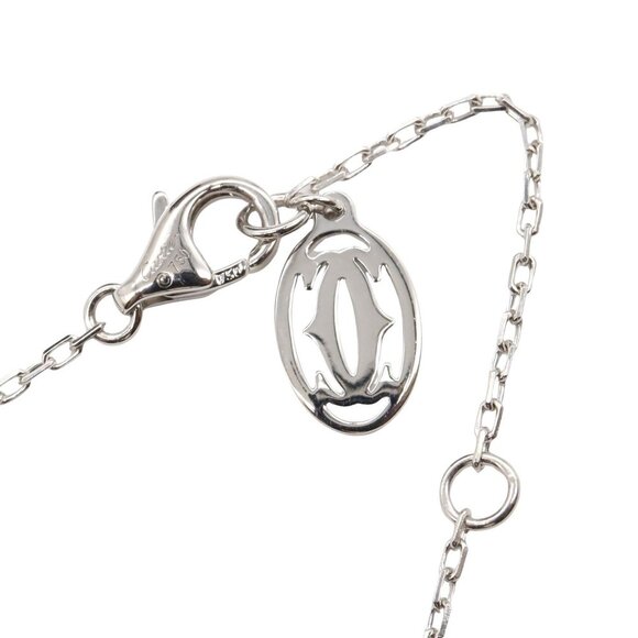 CARTIER 18k White Gold Diamond Necklace - Picture 3 of 4